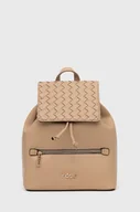 Plecaki - Nobo plecak damski kolor beżowy mały gładki - miniaturka - grafika 1