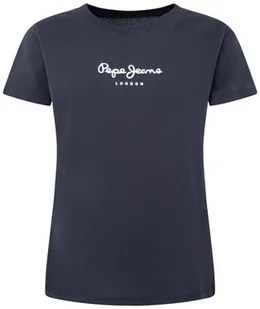 Pepe Jeans Damska koszulka Wendys, czarny (czarny), L - Koszulki i topy damskie - miniaturka - grafika 1
