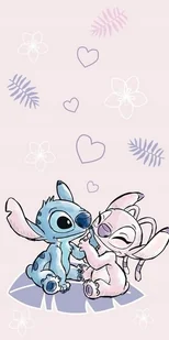 RĘCZNIK bawełniany LILO AND STITCH 70x140 cm STICH - Okrycia kąpielowe dla dzieci - miniaturka - grafika 1