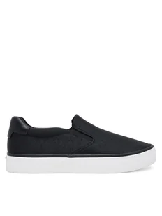 Calvin Klein Tenisówki Vulc Slip On - Jacq HW0HW02411 Czarny - Trampki damskie - miniaturka - grafika 1