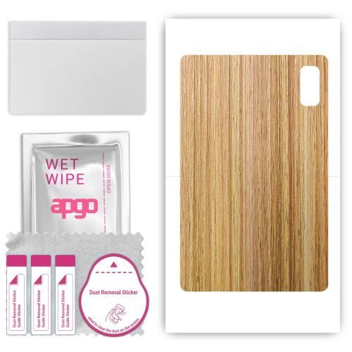 folia naklejka skórka strukturalna na TYŁ do HTC A103 Plus - Drewno Dąb Miodowy - apgo SKINS