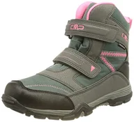 Buty dla dziewczynek - CMP Unisex Kids Pyry Snow Boot WP buty dziecięce, Graffite Acqua, 31 EU - miniaturka - grafika 1
