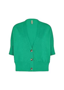 SOYACONCEPT Women's SC-Dollie 712 damska kurtka z dzianiny, zielona, rozm. XXL, zielony, XXL - Kurtki damskie - miniaturka - grafika 1