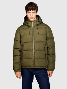 Sisley Kurtka zimowa 23VFSN02J Zielony Regular Fit - Kurtki męskie - miniaturka - grafika 1