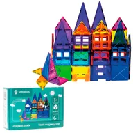 Klocki - Klocki magnetyczne dla dzieci 48 szt. klocki konstrukcyjne 3D kolorowe edukacyjne - miniaturka - grafika 1