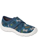 Kapcie damskie - Chłopięce kapcie niebieskie Befado - miniaturka - grafika 1