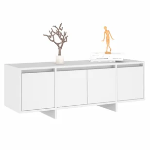 Lumarko Szafka TV, biała, 120x30x40,5 cm, płyta wiórowa - Szafki RTV - miniaturka - grafika 5