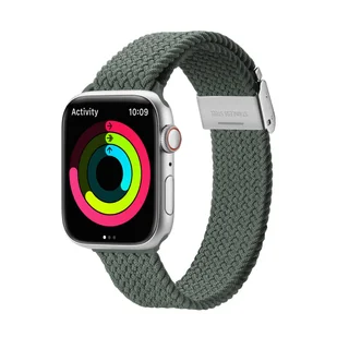 Dux Ducis Strap (Mixture II Version) pasek Apple Watch Ultra, SE, 8, 7, 6, 5, 4, 3, 2, 1 (49, 45, 44, 42  mm) pleciona opaska bransoleta oliwkowozielony - Akcesoria do smartwatchy - miniaturka - grafika 1
