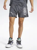 Spodenki męskie - Reebok Szorty sportowe Classics Block Party Shorts HS9179 Szary - miniaturka - grafika 1