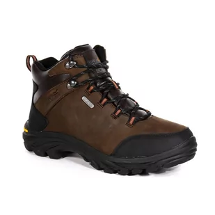 Burrell Regatta męskie trekkingowe buty skórzane - Buty trekkingowe męskie - miniaturka - grafika 1