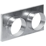 Akcesoria kominkowe - Kratki.pl PRZYŁĄCZE DO KOMINKOWEJ 170X300 FI 2X100 P30/100X2 - miniaturka - grafika 1