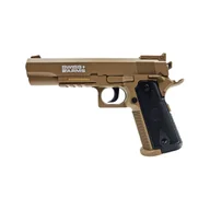 Wiatrówki pistolety - Wiatrówka Pistolet Swiss Arms P1911 Tan 4,5mm - miniaturka - grafika 1