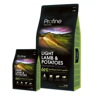 Profine Light Lamb&Potatoes 15 kg - Sucha karma dla psów - miniaturka - grafika 1