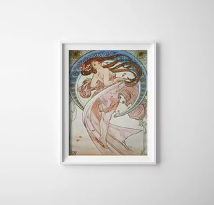 Plakat retro Taniec Alphonse Mucha - Plakaty - miniaturka - grafika 1