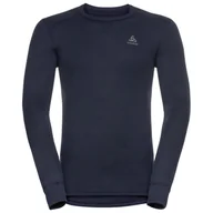 Koszulki męskie - Koszulka tech. męska Odlo BL TOP crew neck l/s ACTIVE WARM ECO - miniaturka - grafika 1