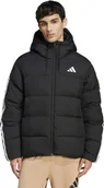 Kurtki męskie - Kurtka męska adidas Essentials Climawarm 3 Stripes Puffer Down Hooded czarna JM4165 L - miniaturka - grafika 1