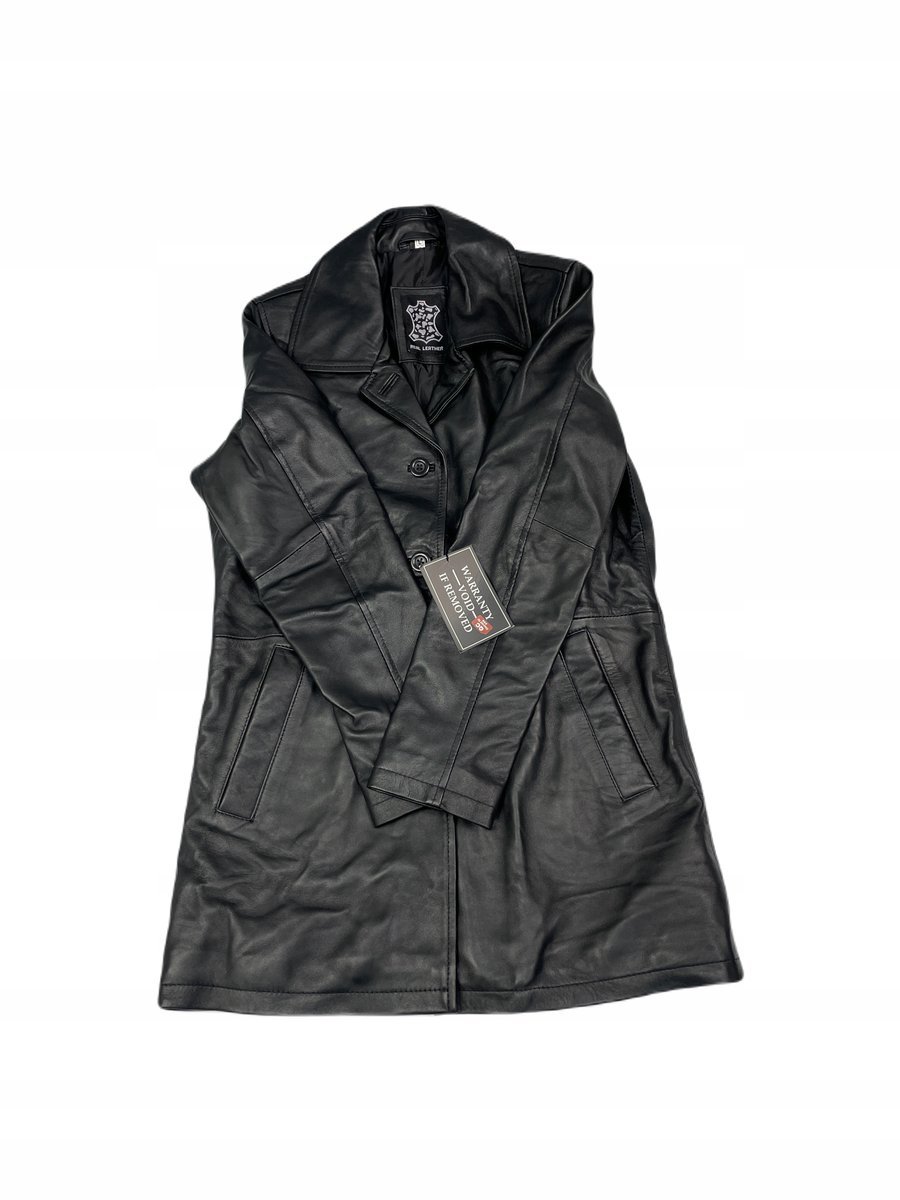 Skórzana kurtka damska czarna REAL LEATHER L