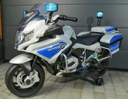Pojazdy elektryczne dla dzieci - BMW R1200 POLICYJNY motocykl  dla dziecka na akumulator - miniaturka - grafika 1