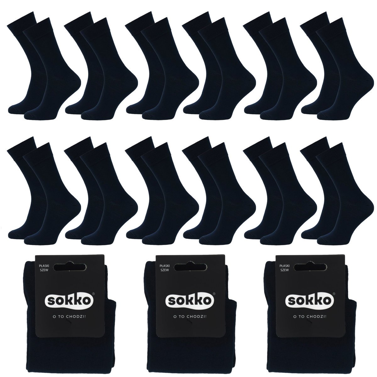 12X SOKKO SKARPETKI MĘSKIE DŁUGIE GRANAT BAMBUSOWE 45-47 - SM12-S60-GRA-45-47