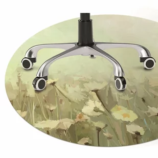 Podkładka pod krzesło Polne kwiaty fi100 cm - Podnóżki, podpórki, podkładki - miniaturka - grafika 1