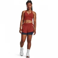 Spodnie sportowe damskie - Damskie spodenki treningowe Under Armour Project Rock Leg Day Flex Short - brązowe - UNDER ARMOUR - miniaturka - grafika 1