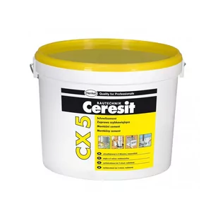 Zaprawa klejowa SZYBKOWIĄŻĄCA CX5 5 kg CERESIT - Zaprawy budowlane - miniaturka - grafika 1