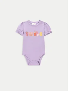 Coccodrillo Body dziecięce WC4112201OWN Fioletowy - Body dla niemowląt - miniaturka - grafika 1