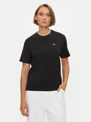Koszulki i topy damskie - Lacoste T-Shirt TF7215 Czarny Loose Fit - miniaturka - grafika 1