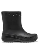 Kalosze męskie - Crocs Kalosze Classic Rain Boot 208363 Czarny - miniaturka - grafika 1
