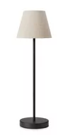 Lampy stojące - Markslojd lampa stołowa Cozy E14 czarna/beż 60cm 108114 - miniaturka - grafika 1