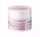 Żele do paznokci - Claresa żel budujący Soft&Easy gel panna cotta 45g - miniaturka - grafika 1