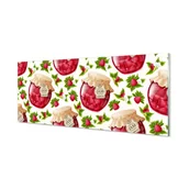 Tablice i flipcharty - Nowoczesny panel szklany Powidła malinowe 125x50 cm - miniaturka - grafika 1