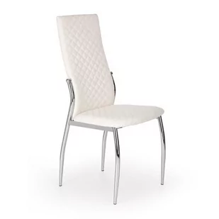 Krzesło Tapicerowane Białe Halmar K238 Biały - Krzesła - miniaturka - grafika 1