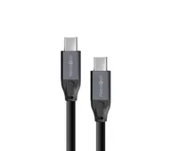 Kable USB - Reinston USB-C do USB-C 100W 2m Czarny - miniaturka - grafika 1