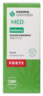 Cosma Cannabis Med Balans Forte Olejek 15 ml - Układ nerwowy - miniaturka - grafika 1