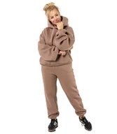Spodnie sportowe damskie - Ciepły gruby komplet dresowy bluza + spodnie STELLA - miniaturka - grafika 1