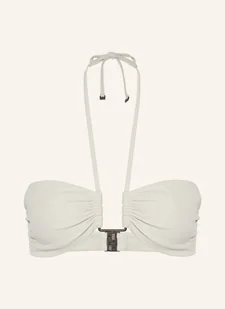 Calvin Klein Góra Od Bikini Bandeau Ck Wire weiss - Stroje kąpielowe - miniaturka - grafika 1