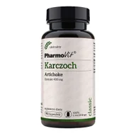 Suplementy naturalne - Pharmovit Karczoch Artichoke ekstrakt 400mg 90 kapsułek PharmoVit - miniaturka - grafika 1