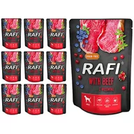 Mokra karma dla psów - Mokra karma dla psa RAFI z jagnięciną w saszetkach zestaw 10 x 300 g - miniaturka - grafika 1