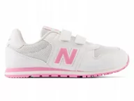 Buty dla dziewczynek - BUTY dziecięce NEW BALANCE 500 PV500QP1 rzepy 35 - miniaturka - grafika 1