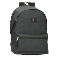 Torby na laptopy - Pepe Jeans Aris Evergreen Plecak na laptopa 15,6" z podwójną komorą Denim 31x44x17,5 cm Poliester by Joumma Bags - miniaturka - grafika 1