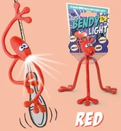 Przybory szkolne - IF Super Bendy Lampka do książki - czerwona - miniaturka - grafika 1