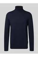 Swetry męskie - Golf o kroju regular fit z czystej bawełny - Tom Tailor Denim - miniaturka - grafika 1