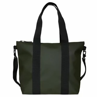 Torebki damskie - Rains Shopper Bag 36 cm green - grafika 1
