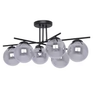 Lampy sufitowe - Gamma lampa sufitowa 6xE14 czarna/grafitowa K-5167 - miniaturka - grafika 1