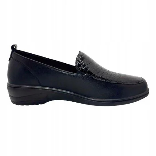 Loretta Vitale mokasyny damskie W2439406 czarne rozmiar 38