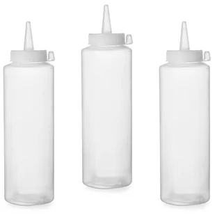 Hendi Dyspenser do Zimnych Sosów - 20 cl | Przezroczysty | Zestaw 3 szt. HE55805 - Wyposażenie lokali gastronomicznych - miniaturka - grafika 2