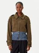 Kurtki damskie - Desigual Kurtka jeansowa Tropez 25WWEW54 Zielony Regular Fit - miniaturka - grafika 1