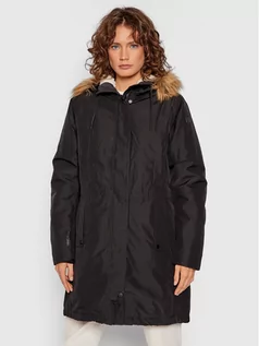 Kurtki damskie - Helly Hansen Parka Mayen 53303 Czarny Regular Fit - grafika 1