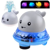 Zabawki do kąpieli - Dla Dzieci Do Kąpieli Wieloryb Świeci Jeździ Gra - miniaturka - grafika 1